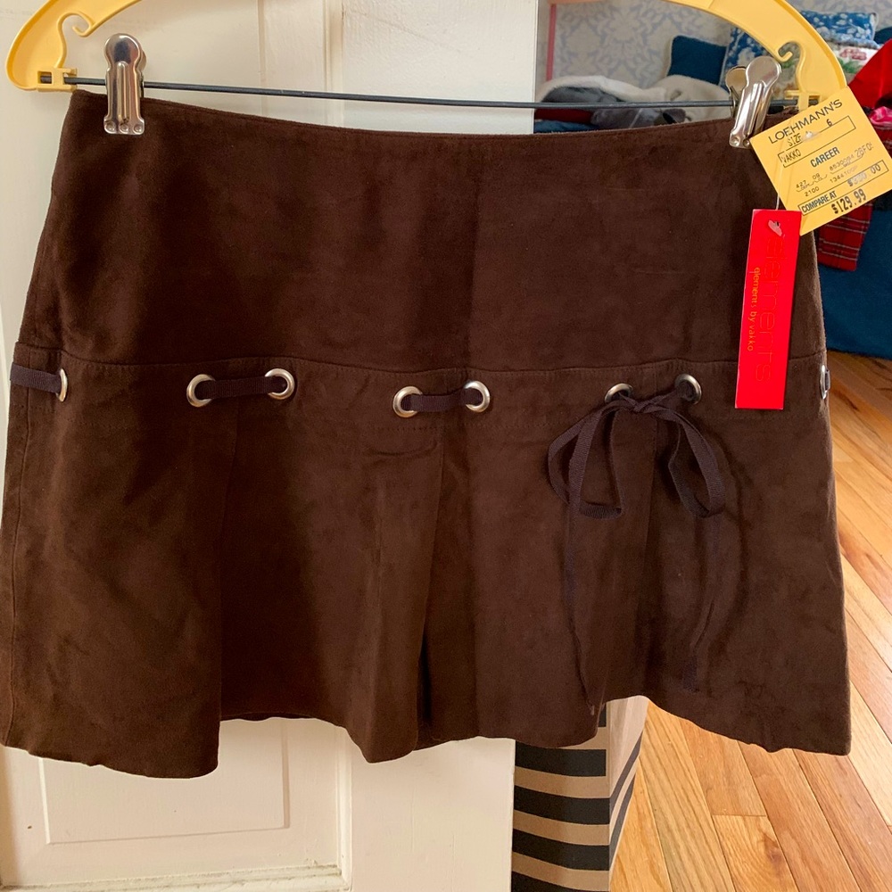 Adorable Brown Suede Mini